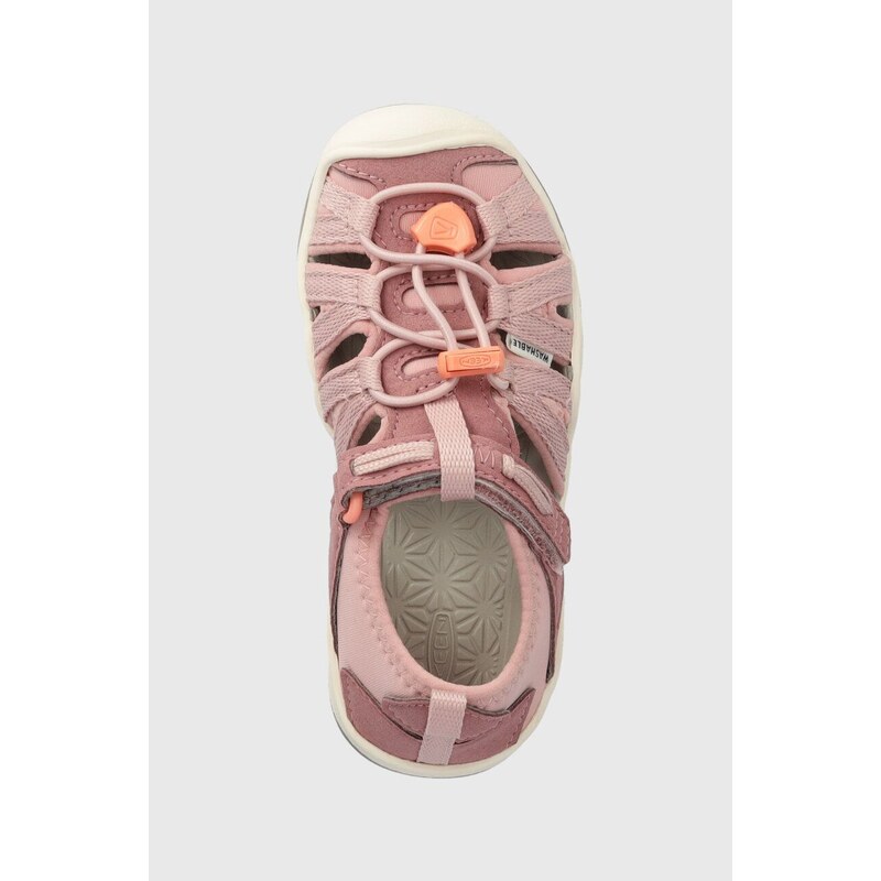 Otroški sandali Keen MOXIE roza barva