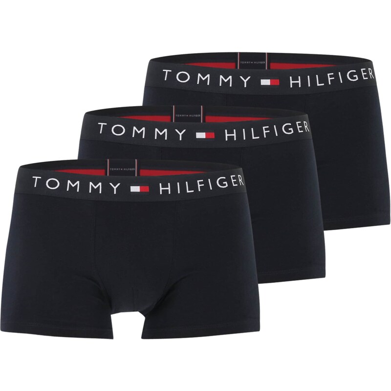 Tommy Hilfiger Underwear Boksarice temno modra / rdeča / bela