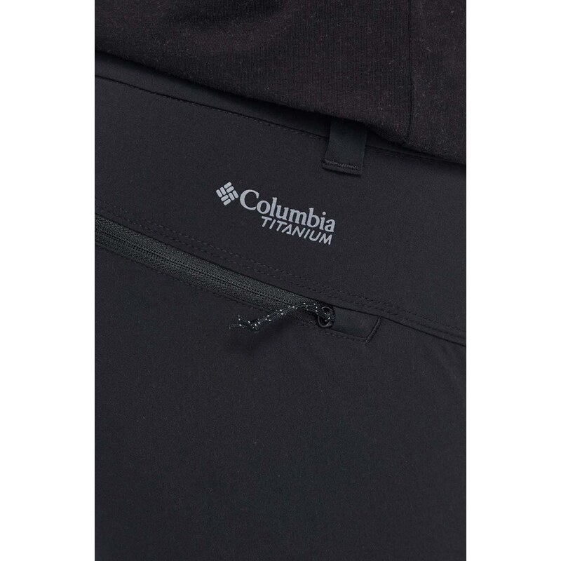 Outdooor hlače Columbia Triple Canyon črna barva