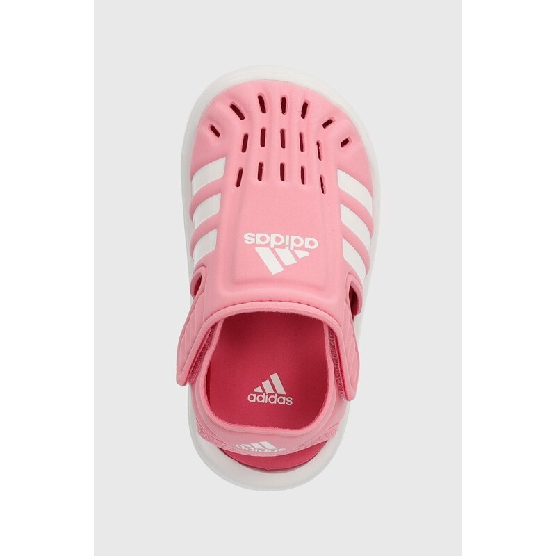 Otroški čevlji za vodo adidas WATER SANDAL I roza barva