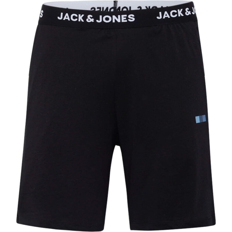 JACK & JONES Spodnji del pižame 'FRED' mornarska / svetlo modra / črna / bela