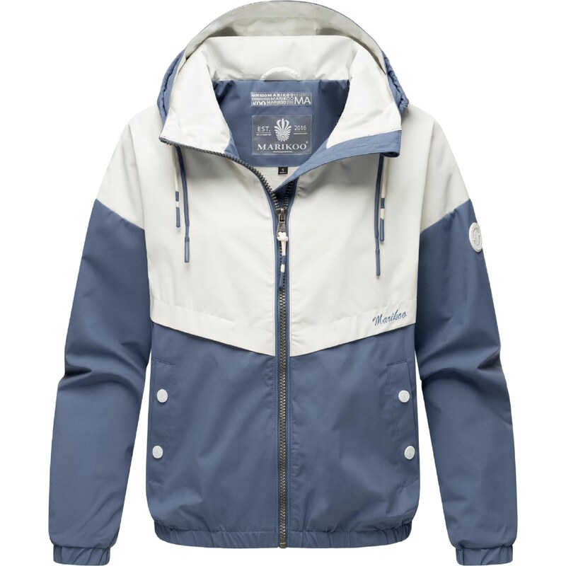 MARIKOO Funkcionalna jakna 'Liubkaa' marine / bela