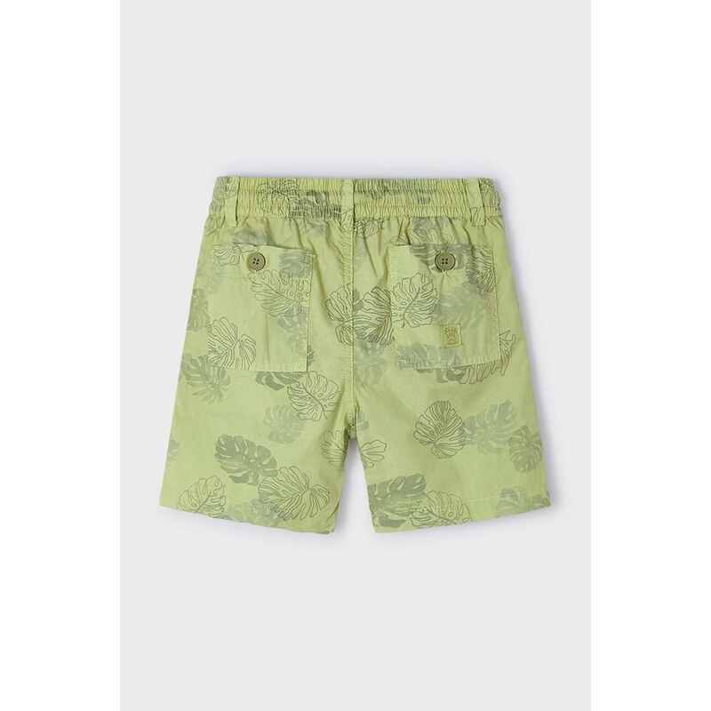 Otroške kratke hlače iz jeansa Mayoral zelena barva