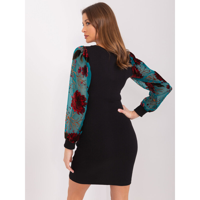 RUE PARIS Dress-RV-SK-7353.10X-black