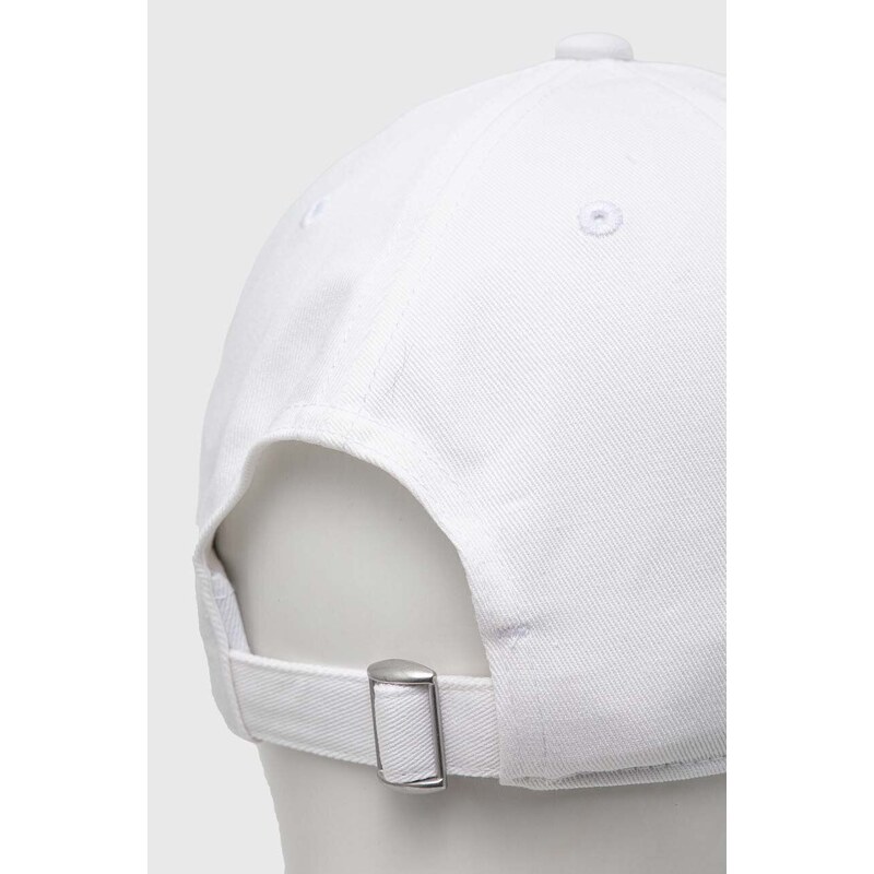 Bombažna bejzbolska kapa Colmar bela barva