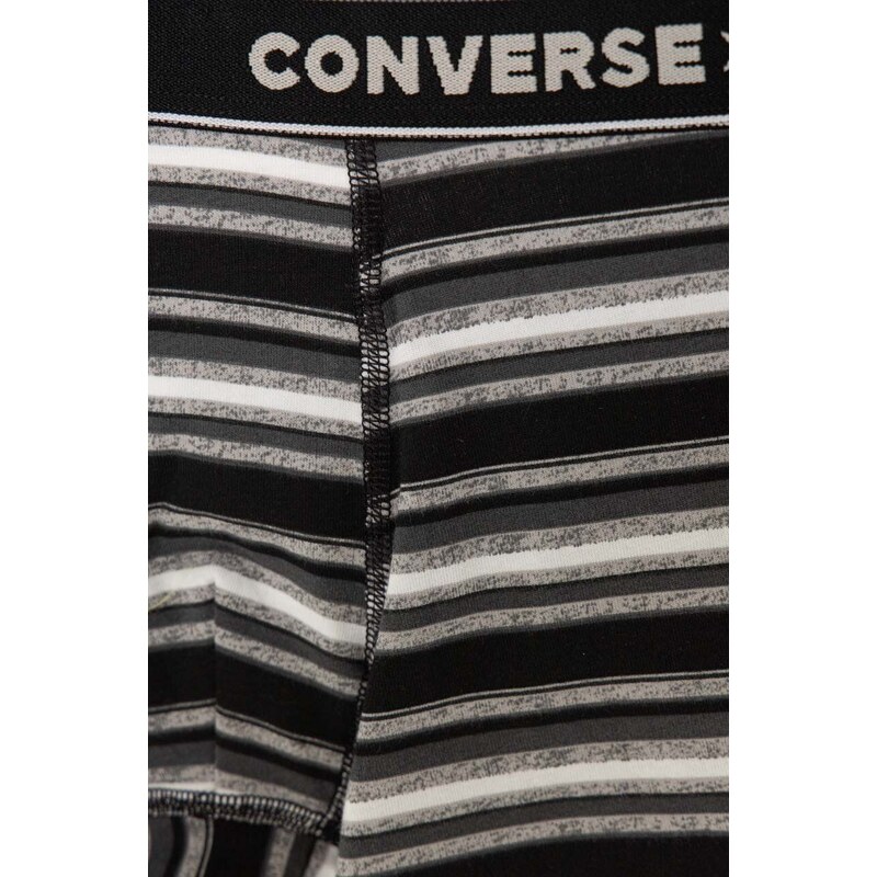 Otroške boksarice Converse 2-pack črna barva