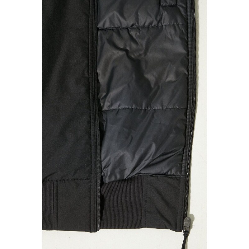 Bomber jakna adidas Originals moška, črna barva, IS5385