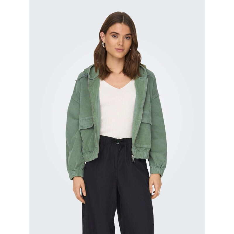 ONLY Prehodna jakna 'ONLKenzie' zelena