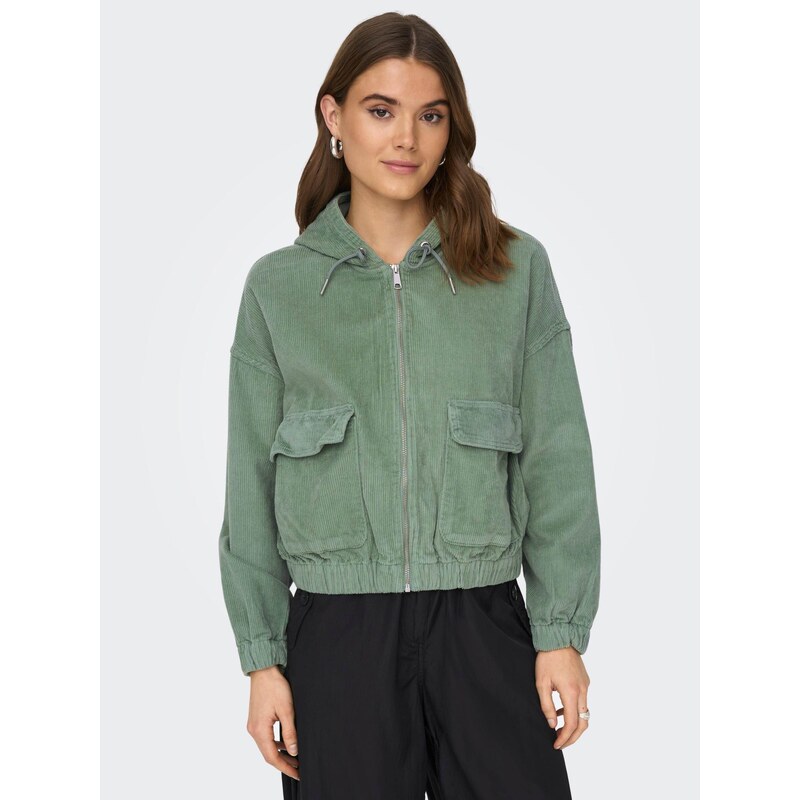 ONLY Prehodna jakna 'ONLKenzie' zelena