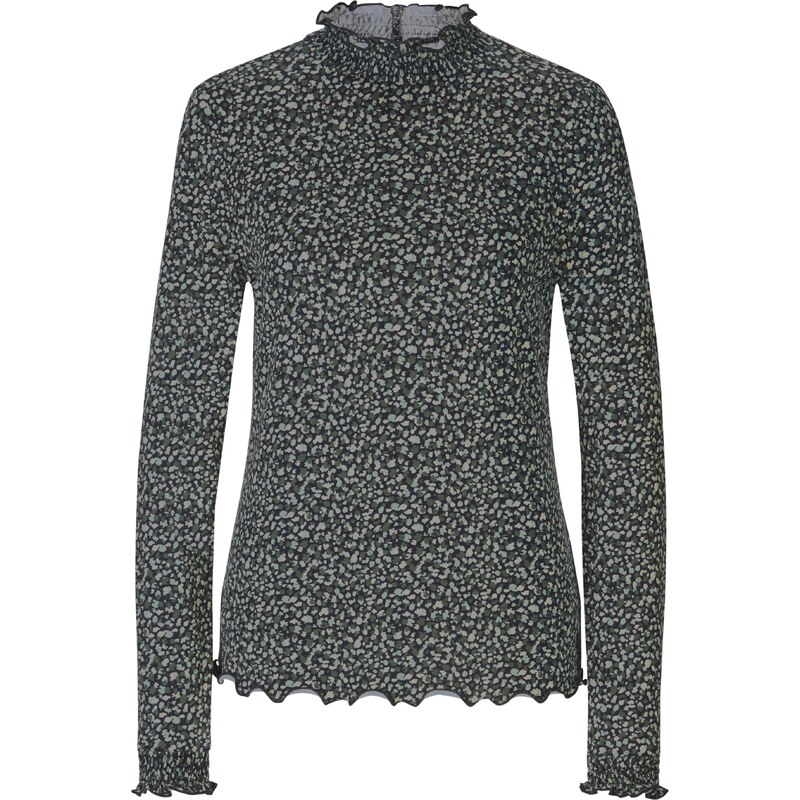 heine Majica greige / pastelno zelena / temno zelena / črna