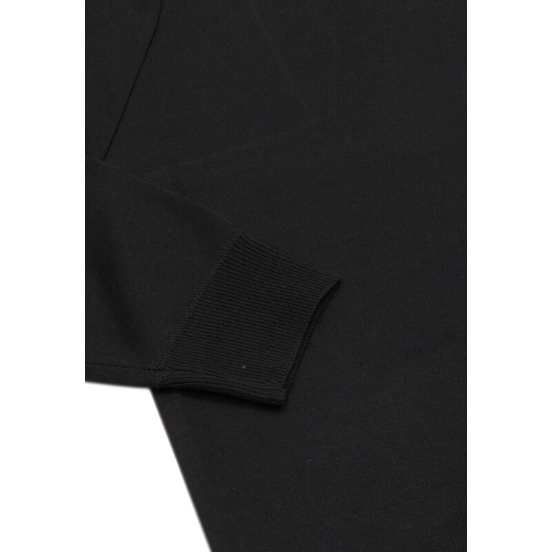 BLONDA Pletena jopa črna