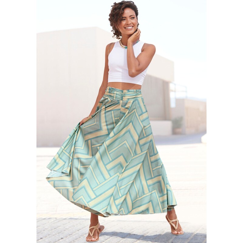 LASCANA Hlače svetlo rumena / meta