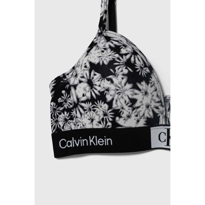 Otroški modrček Calvin Klein Underwear črna barva