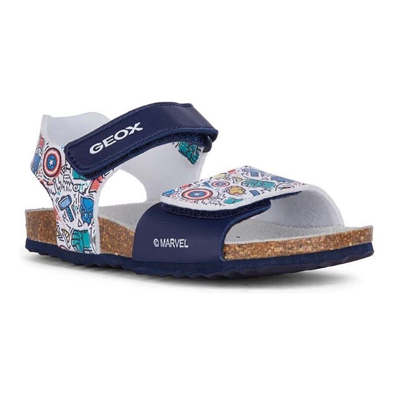 Otroški sandali Geox GHITA mornarsko modra barva