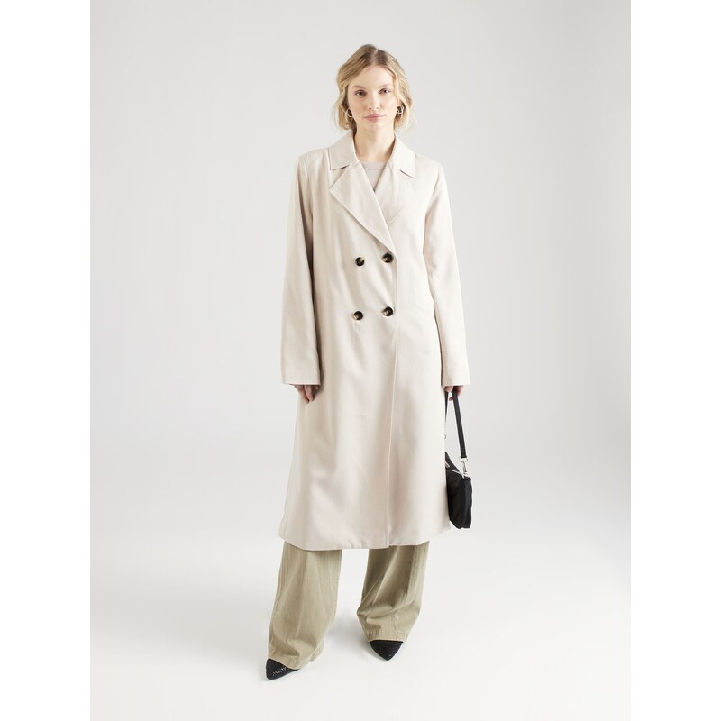 PIECES Prehoden plašč 'Scarlett' kremna