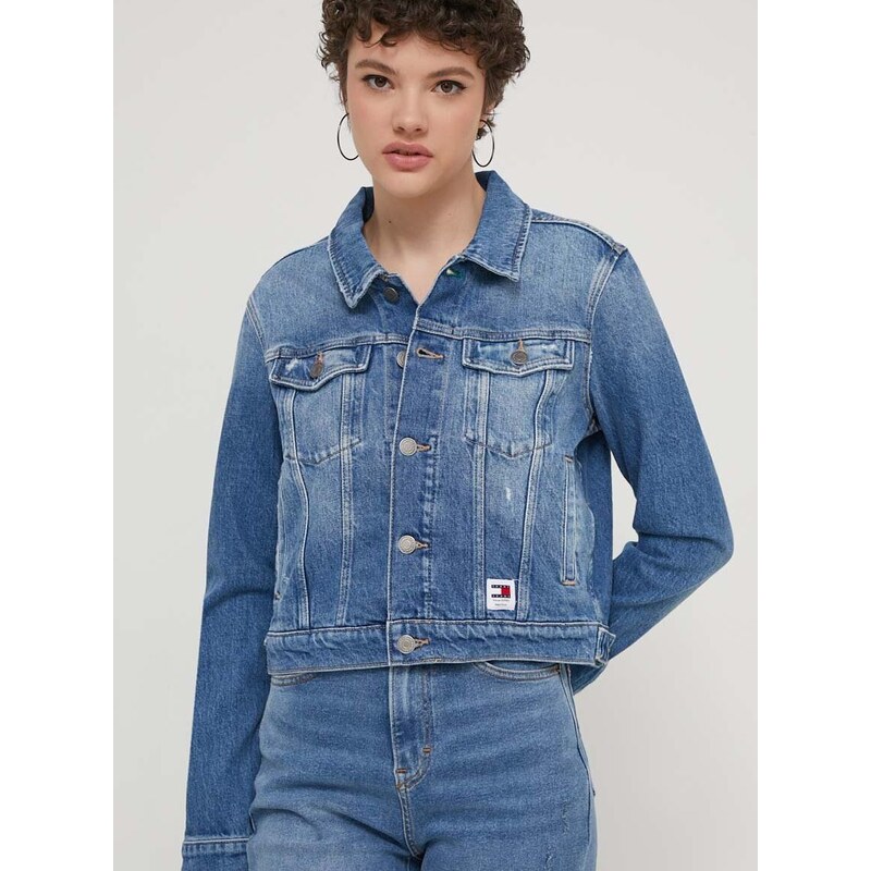 Jeans jakna Tommy Jeans ženska, DW0DW17653