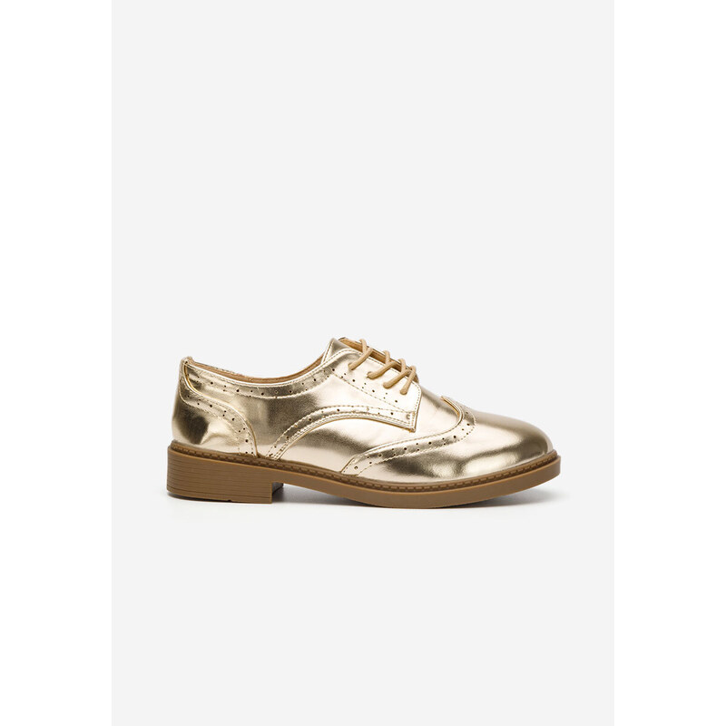 Zapatos Brogue čevlji Cametia zlata