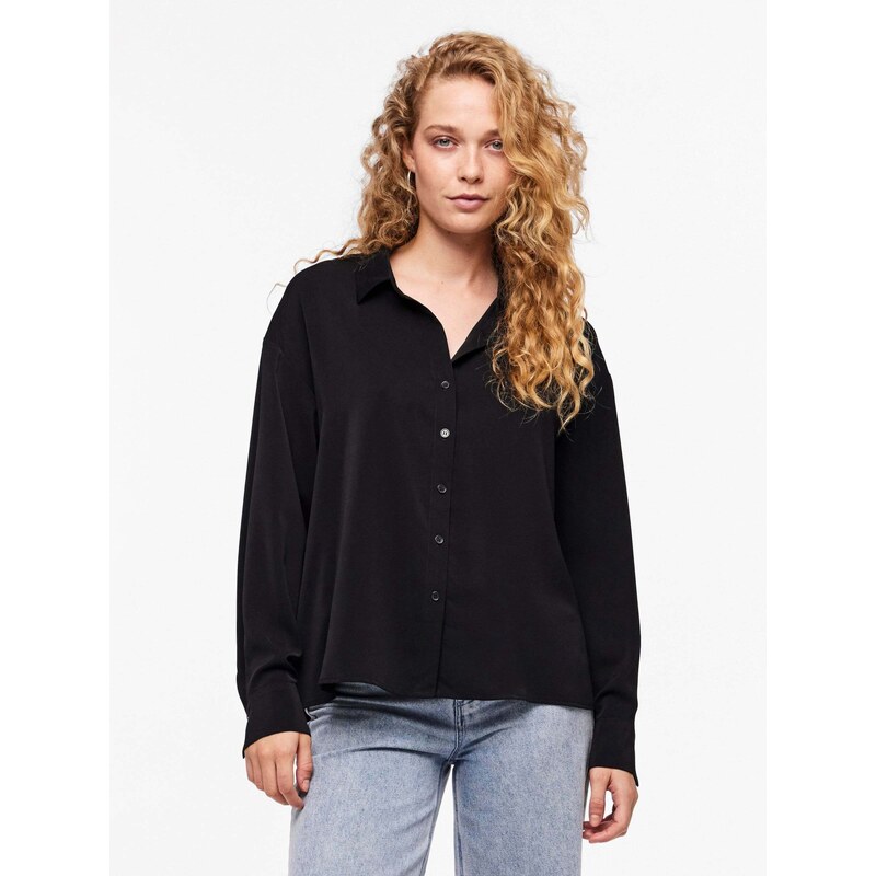 PIECES Bluza 'FRANAN' črna