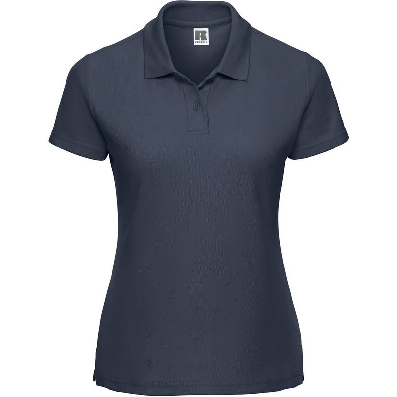 Navy Blue Polycotton Polo Russell Women's T-Shirt