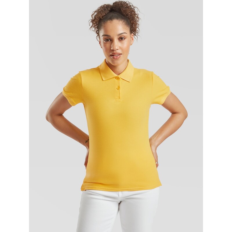 Yellow Polo Fruit of the Loom