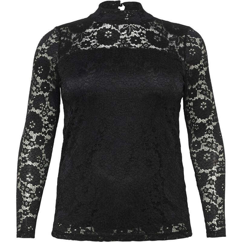 KAFFE CURVE Majica 'Elga' črna