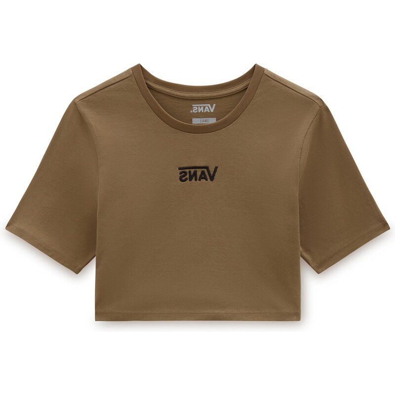 VANS Majica 'Flying V' rjava / črna