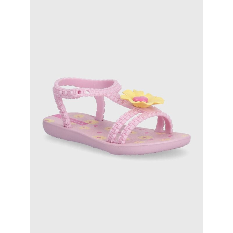 Otroški sandali Ipanema DAISY BABY roza barva