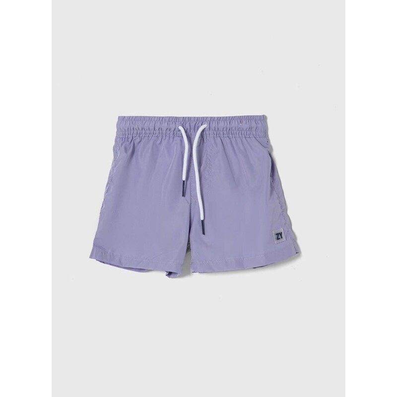 Otroške kopalne kratke hlače zippy vijolična barva