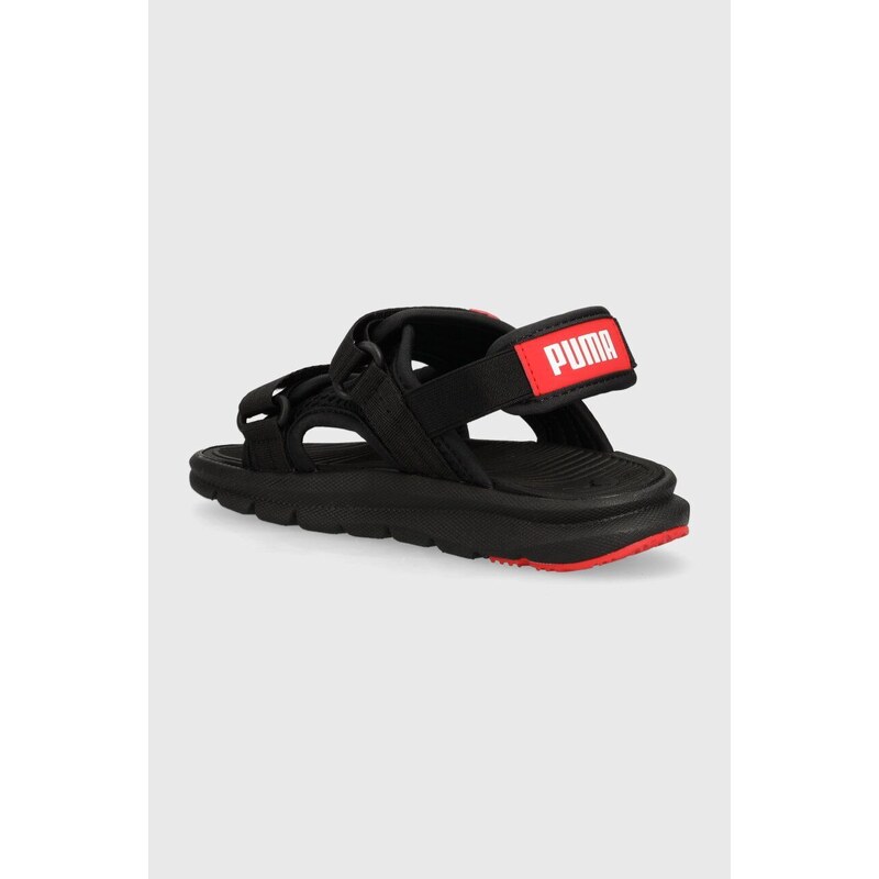 Otroški sandali Puma Evolve PS črna barva