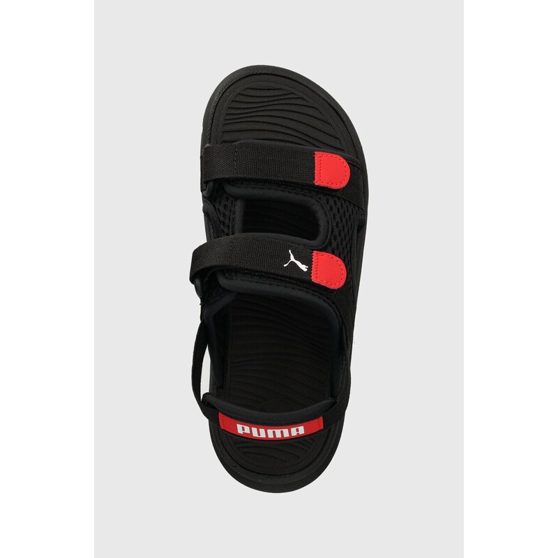Otroški sandali Puma Evolve PS črna barva