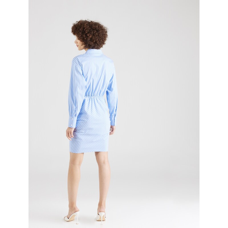 ABOUT YOU x Iconic by Tatiana Kucharova Dolga srajca 'Rose' nebeško modra / bela