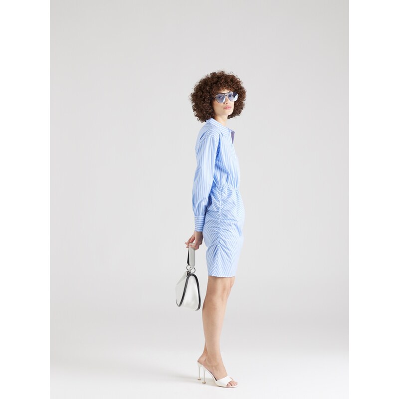 ABOUT YOU x Iconic by Tatiana Kucharova Dolga srajca 'Rose' nebeško modra / bela