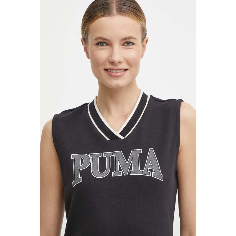 Obleka Puma SQUAD črna barva, 679671