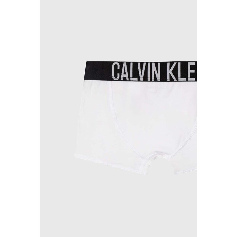 Otroške boksarice Calvin Klein Underwear 2-pack mornarsko modra barva