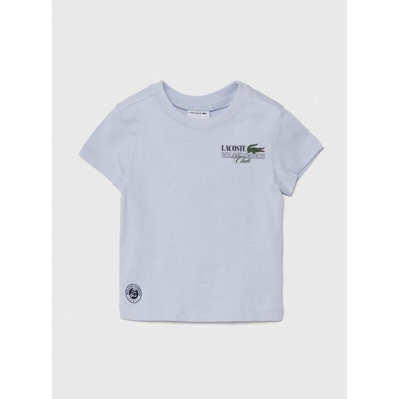 Otroška bombažna kratka majica Lacoste