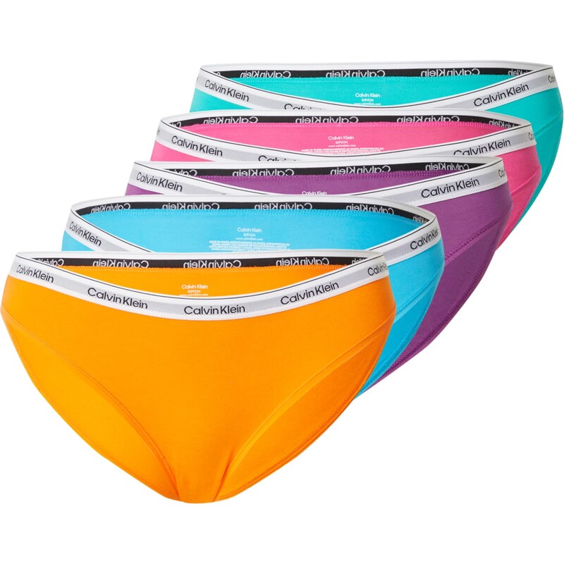 Calvin Klein Underwear Spodnje hlačke svetlo modra / žad / lila / oranžna / roza