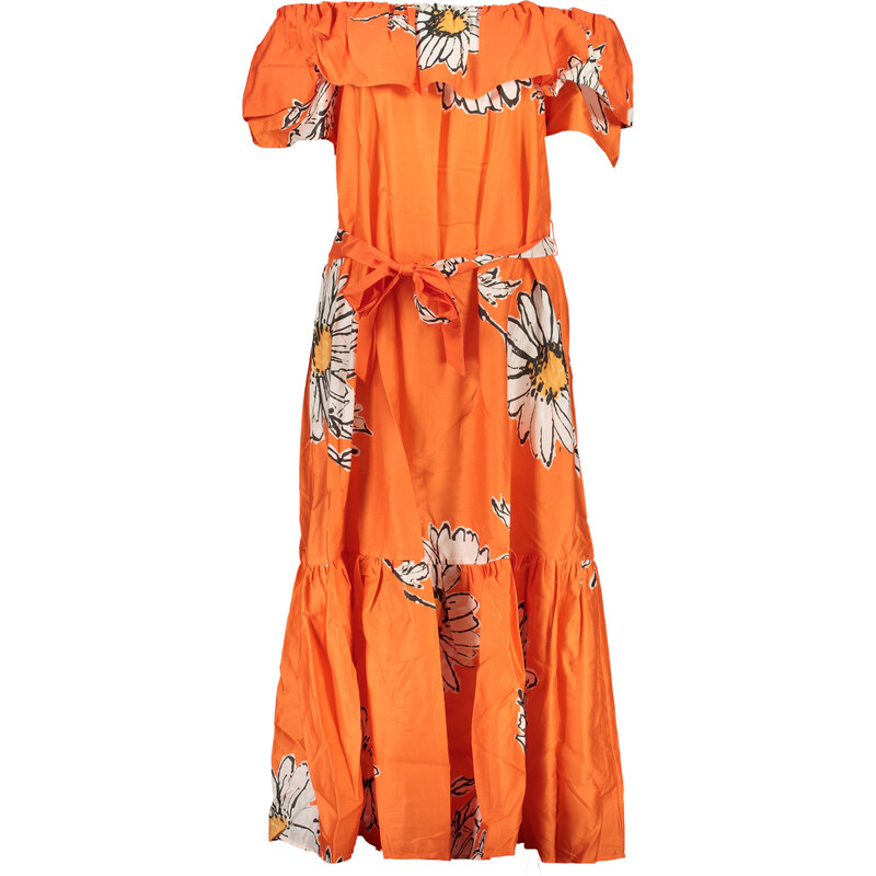 DESIGUAL WOMEN'S LONG DRESS ORANGE