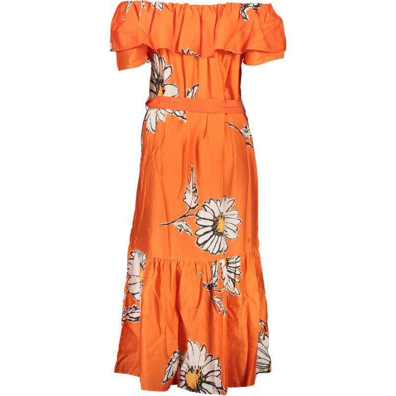 DESIGUAL WOMEN'S LONG DRESS ORANGE