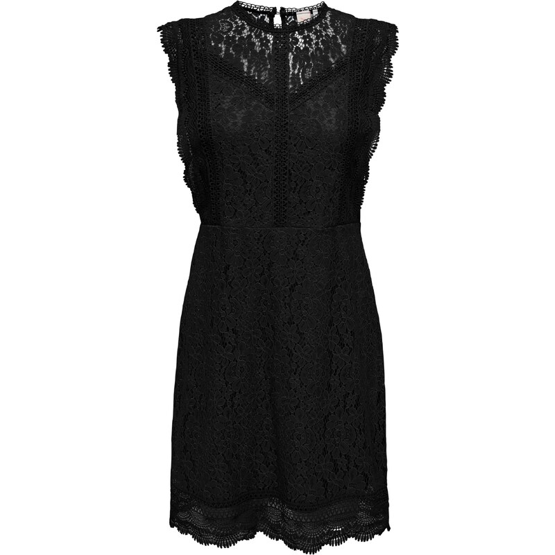 ONLY Koktejl obleka 'ONLNEW KARO' črna