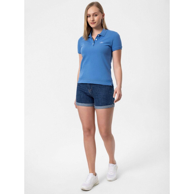 Cool Hill Majica svetlo modra / bela