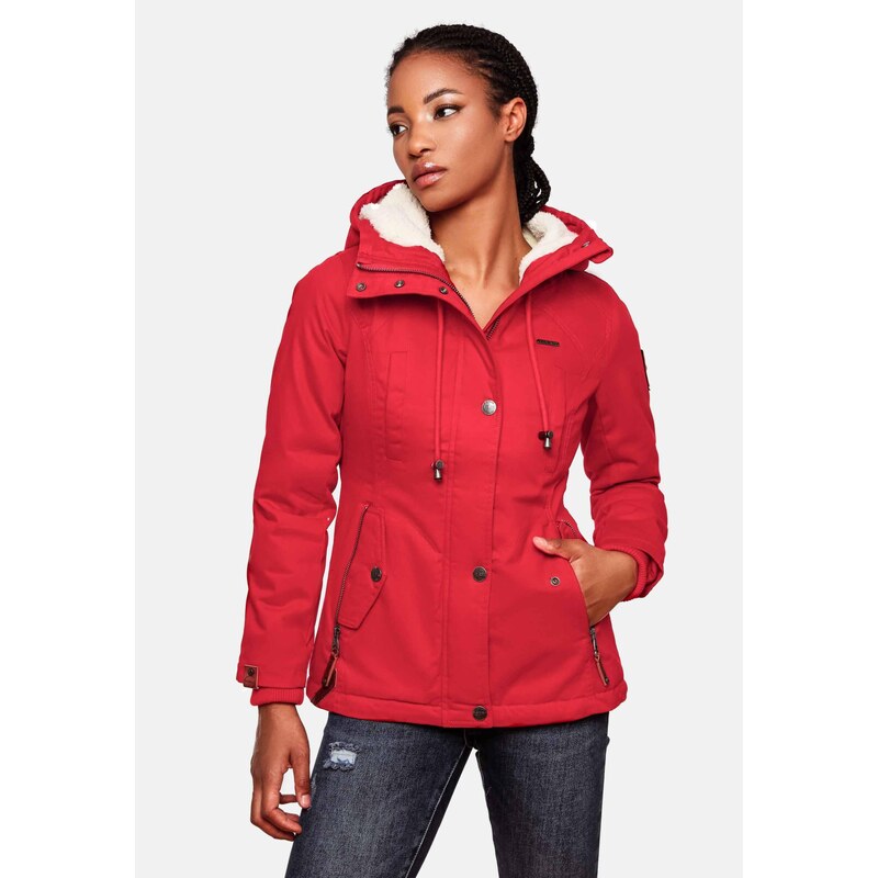MARIKOO Zimska jakna 'Bikoo' rdeča