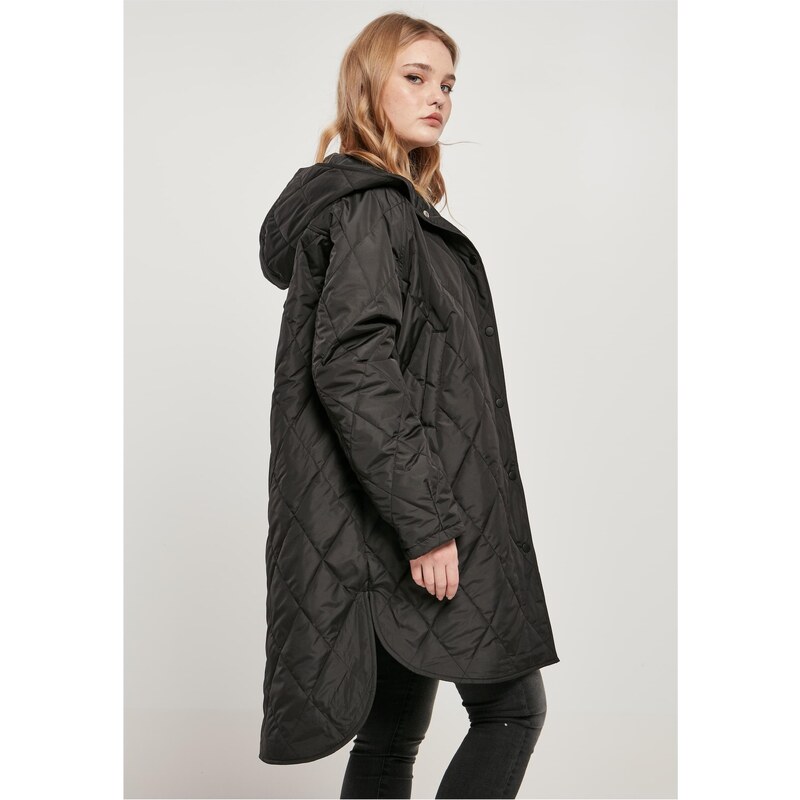 Urban Classics Prehoden plašč črna