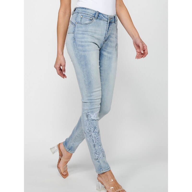 KOROSHI Kavbojke svetlo modra