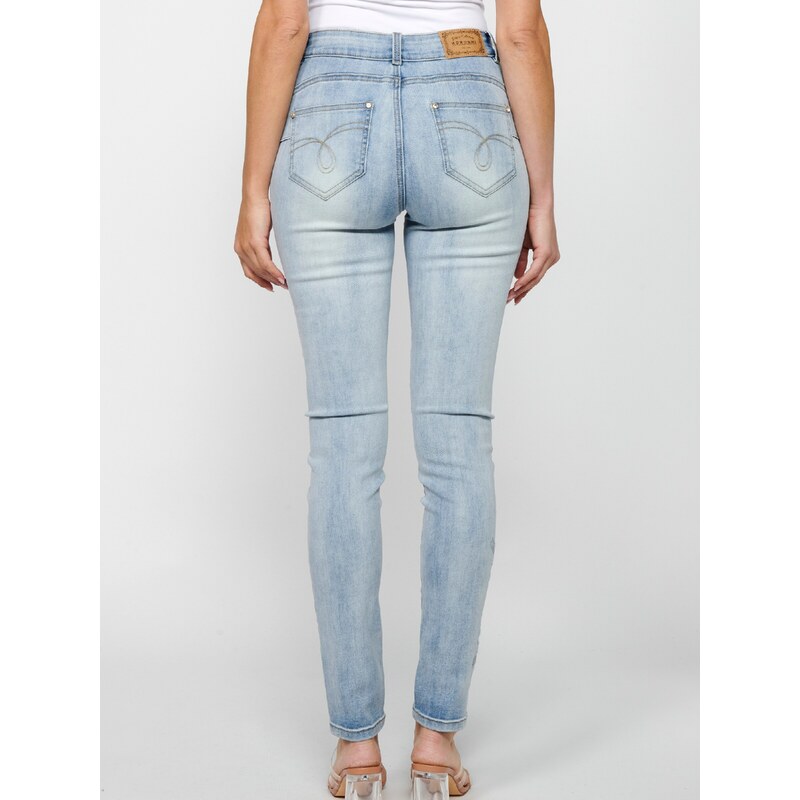 KOROSHI Kavbojke svetlo modra