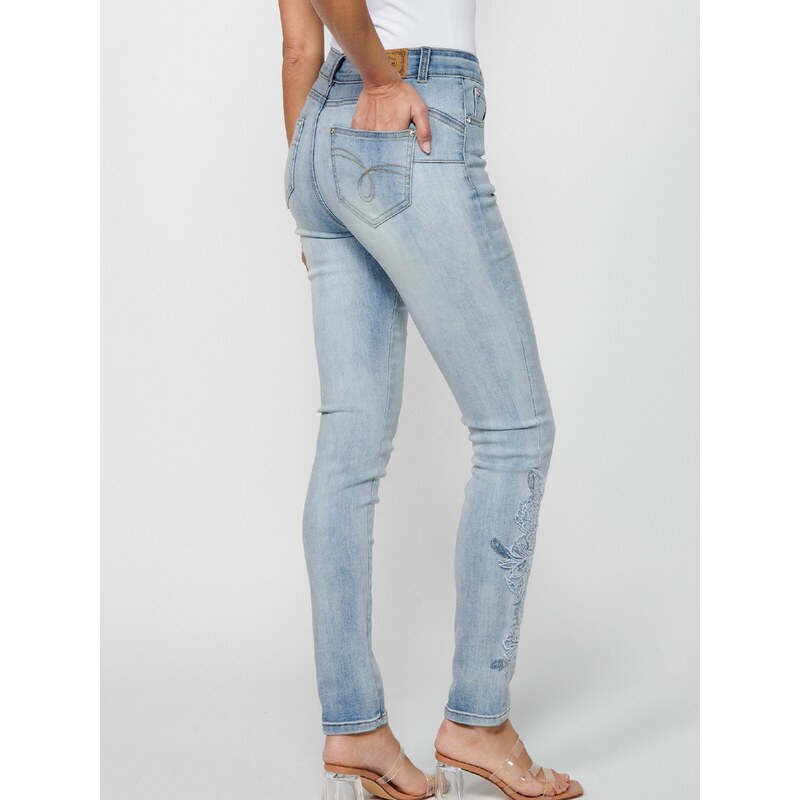 KOROSHI Kavbojke svetlo modra