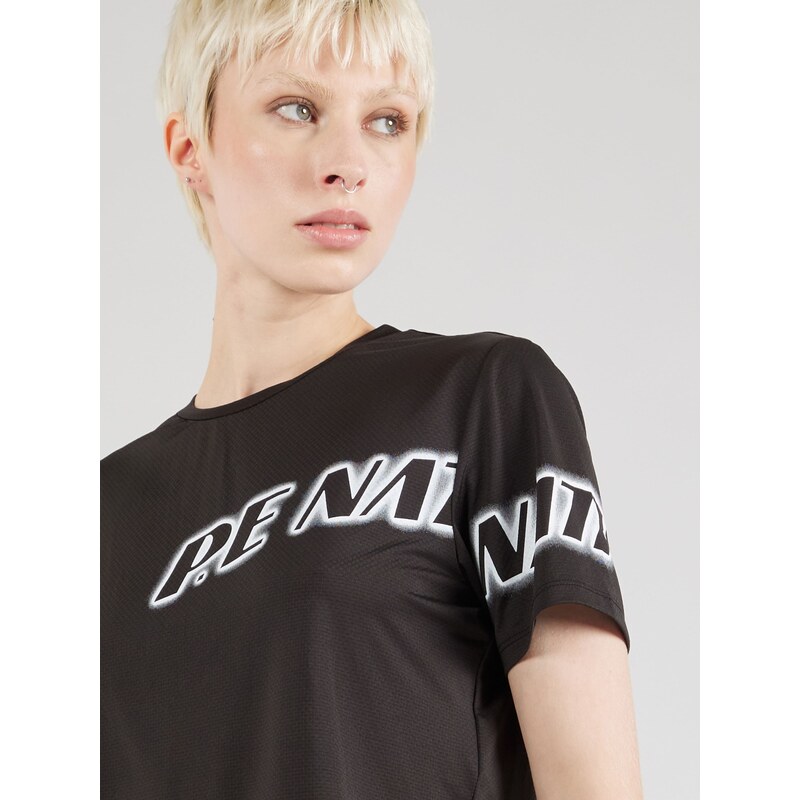 P.E Nation Funkcionalna majica 'Tiebreak Air' črna / bela