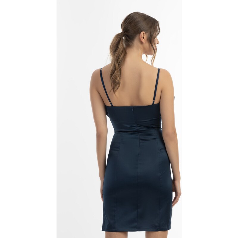 faina Koktejl obleka marine