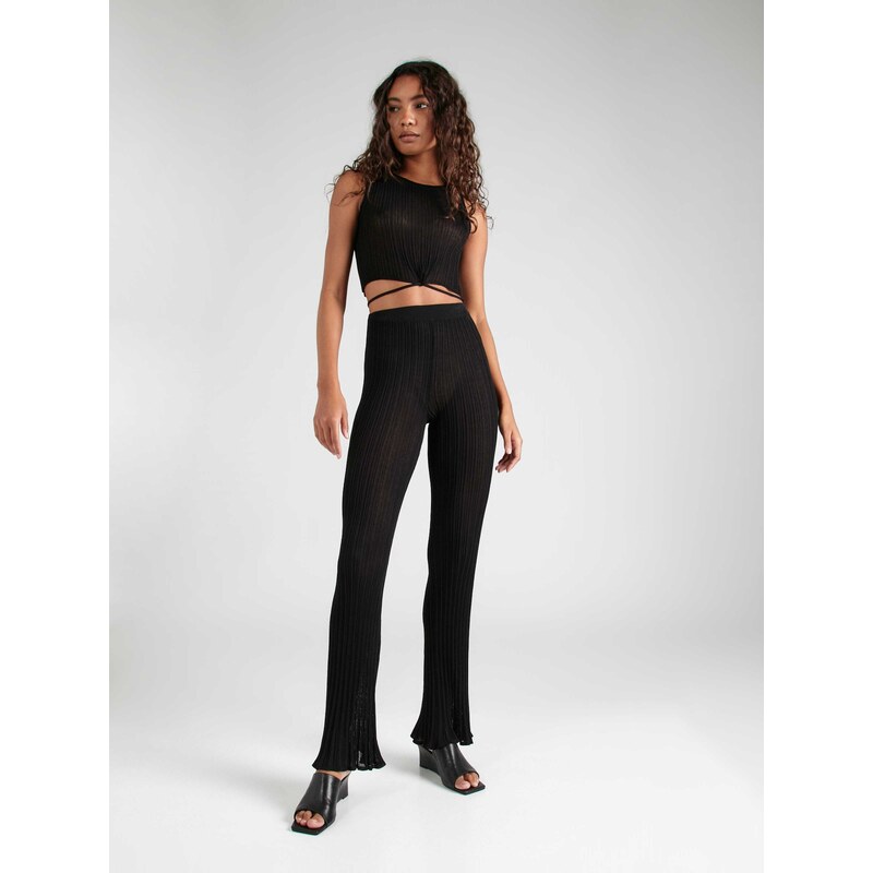 ABOUT YOU x Toni Garrn Hlače 'Rebecca' črna