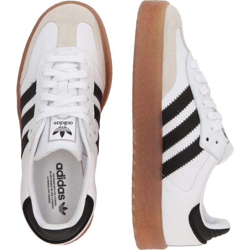 ADIDAS ORIGINALS Nizke superge 'Samba' pesek / črna / bela