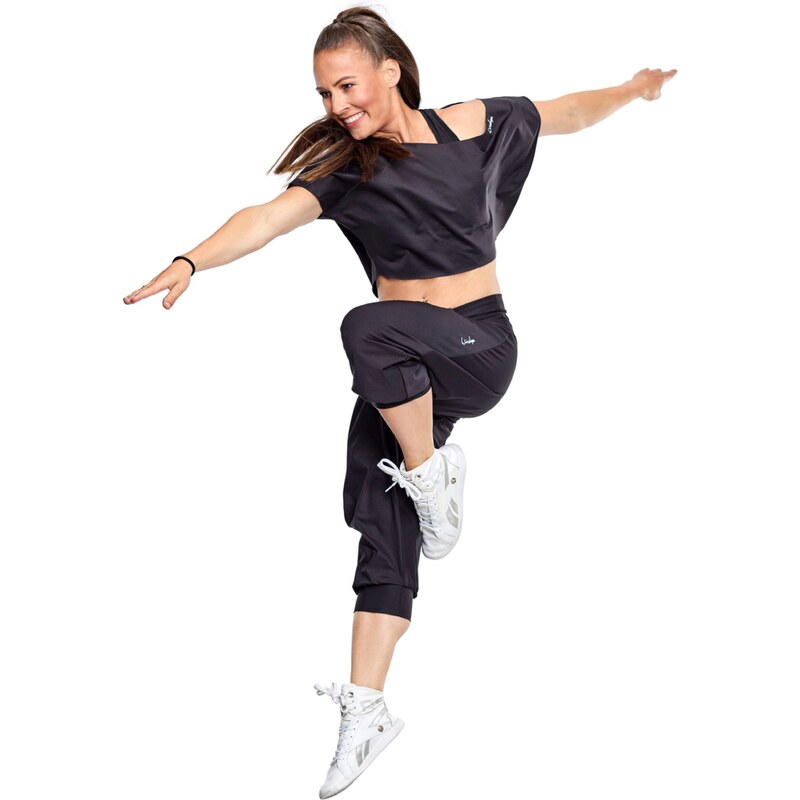 Winshape Funkcionalna majica 'DT104' črna / bela